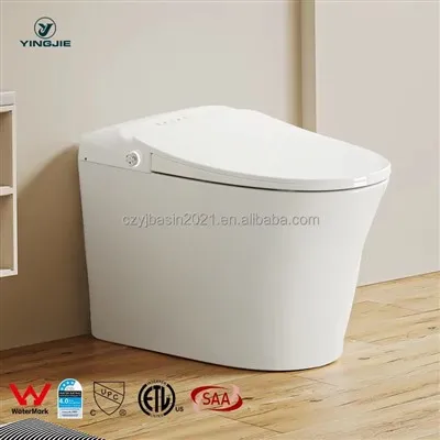 Toilettes automatiques en céramique pour salle de bains moderne 2025